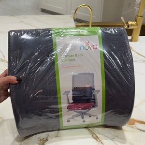 Gray Lumbar Back Cushion